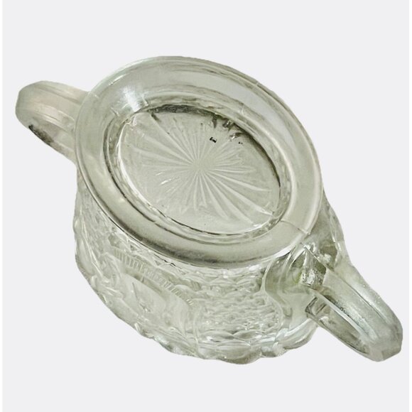 Federal Glass Wabash Toy Spooner Tulip & Honeycomb Toy Play Set EAPG circa 1910 - Picture 3 of 4